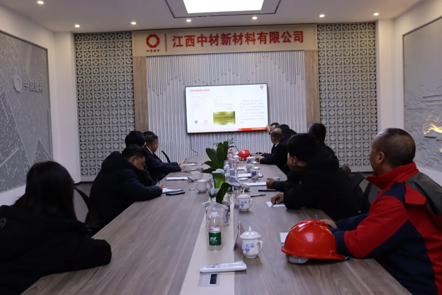 中国建筑材料科学研究总院有限公司党委书记、董事长郅晓一行莅临调研