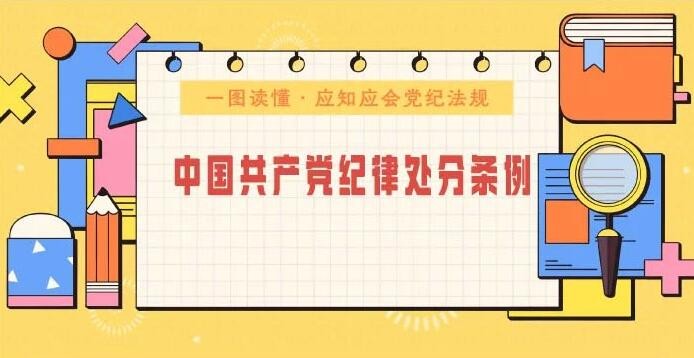 党纪学习教育 | 一图读懂《中国共产党纪律处分条例》