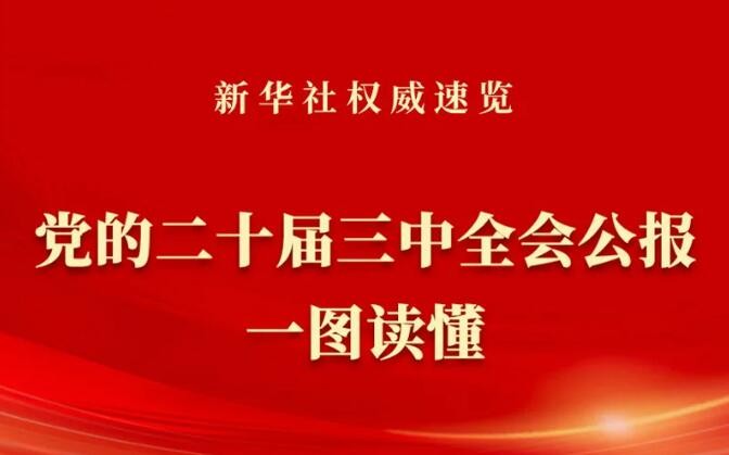 党的二十届三中全会公报一图读懂