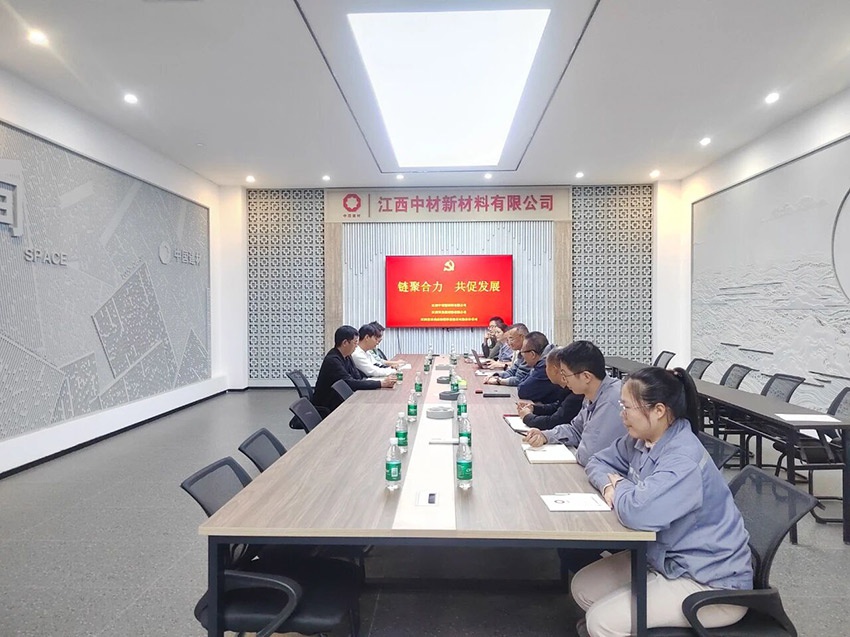 链上党建 | 江西中材党总支开展“链聚合力 共促发展”主题座谈活动